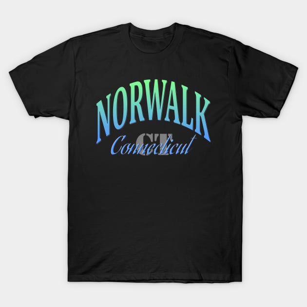 City Pride: Norwalk, Connecticut T-Shirt by Naves